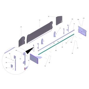 Обшивка задняя часть Open Art (2.851-807.0) | Портальная установка для легковых автомобилей CB 5 (1.534-045.0) Karcher