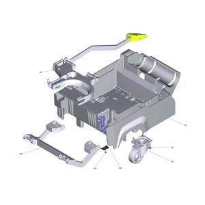 Остовный прибор B40 | Поломоечная машина с ручным управлением B 40 W Bp + R55 + Autofill + Squeegee (1.533-211.0) Karcher