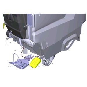 Остовный прибор B40 | Поломоечная машина с ручным управлением B 40 W Bp + R55 + Autofill + Squeegee (1.533-211.0) Karcher