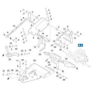 Педаль | Подметальная машина с сиденьем для водителя KMR 1250 LPG 2SB (1.091-117.0) Karcher
