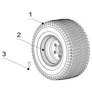 Покрышки комплектный K500 26x12-12 10PLY | Коммунальная машина MIC 50 (1.442-220.2) Karcher