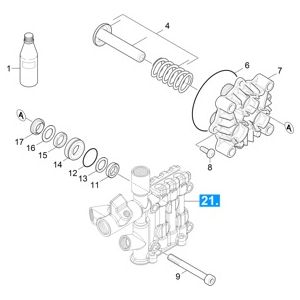 Поршень | Аппарат высокого давления HDS 6/14 CX (1.169-220.0) Karcher