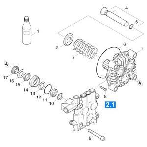 Поршень | Аппарат высокого давления HDS 11/18-4 S Basic (1.071-628.0) Karcher