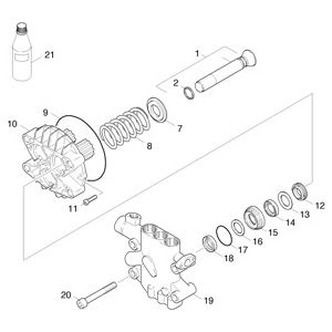 Поршень | Аппарат высокого давления HDS 12/14-4 ST Gas (1.251-110.0) Karcher