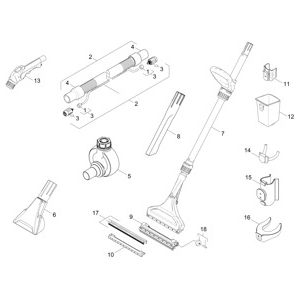 Принадлежности | Моющий пылесос для ковров Puzzi 10/1 (1.100-130.0) Karcher