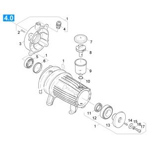 Привод 1 | Аппарат высокого давления с подогревом воды HDS 2000 SUPER (Супер класс) (1.071-934.0) Karcher