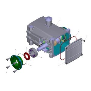 Приводной механизм (3.626-009.0) | Аппарат высокого давления HD 25/15-4 Cage Plus (1.367-122.0) Karcher