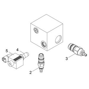 PTO Block SAE12 2X (9.667-582.0) | Коммунальная машина MIC 50 (1.442-220.2) Karcher