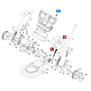 Pучка регулировка | Однодисковая уборочноя машина BDP 43/450 C Adv (1.291-225.0) Karcher