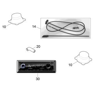 Радио с CD-плеером MP3 и Bluetooth (2.851-666.7) | Коммунальная подметальная машина MC 130 (1.442-230.2) Karcher