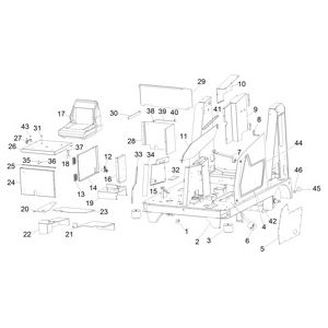 Рамка B300RI D | Поломоечная машина B 300 R I (1.480-235.2) Karcher