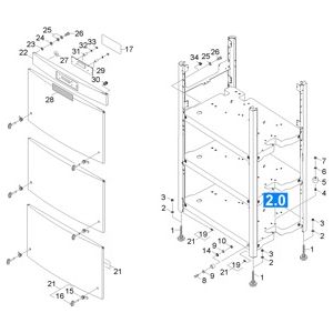 Рамка HDC 90/120 | Стационарный аппарат высокого давления HDC advanced (Без подогрева) (1.509-502.2) Karcher