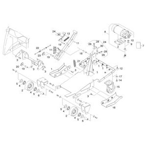 Рамка | Машина для уборки лестниц и эскалаторов BR 47/35 ESC (1.310-109.0) Karcher