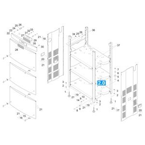 Рамка | Стационарный аппарат высокого давления HDC Standard (Без подогрева) (1.509-500.2) Karcher