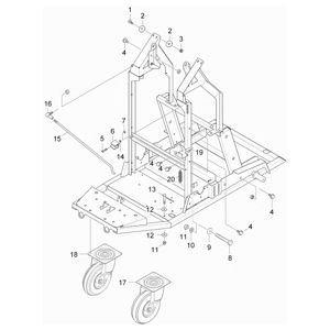 Рамка | Коммунальная мусороуборочная машина IC 15/240 W Adv (1.183-904.0) Karcher