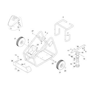 Рамка | Аппарат высокого давления HD 25/15-4 Cage Plus (1.367-122.0) Karcher
