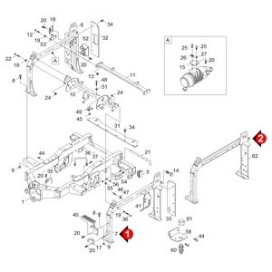 Рамка позади | Коммунальная машина MIC 34C (1.442-214.2) Karcher