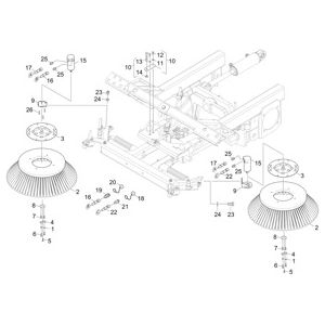Щетка комплектный Version 2 | Коммунальная машина MIC 26 C (1.442-212.2) Karcher