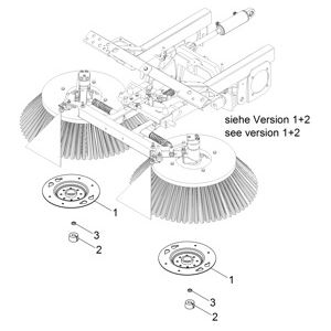 Щетка комплектный Version 3 | Коммунальная машина MIC 26 C (1.442-212.2) Karcher