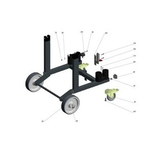Шасси IVR, RI 030 RAL 7012 (9.986-312.0) | Пылесос для сбора жидкостей и стружки IVR-L 65/12-1 Tc (9.986-055.0) Karcher