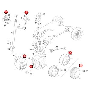 Управление | Поломоечная машина с сиденьем для водителя B 90 R (1.161-000.2) Karcher