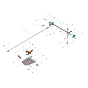 Управление педаль двигатель внутреннего | Подметальная машина с сиденьем для водителя KM 100/100 R Lpg (1.280-107.0) Karcher