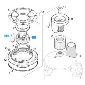 VACUUM MOTOR | Пылесос влажной и сухой уборки NT 48/1 Te (Стандартный класс) (1.428-625.0) Karcher