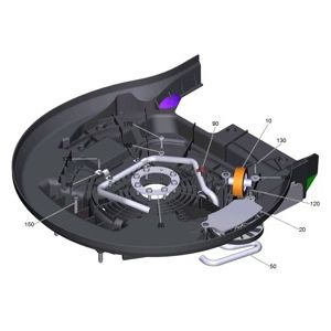 Верхняя часть щетки B50 CS | Поломоечная машина с ручным управлением BD 50/50 C Bp Classic *EU (1.127-001.0) Karcher