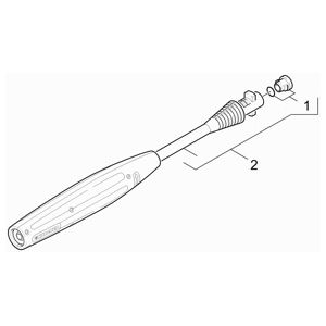 Выпускное сопло регулируемой мощности | Мойка высокого давления K 5 Basic (1.180-580.0) Karcher