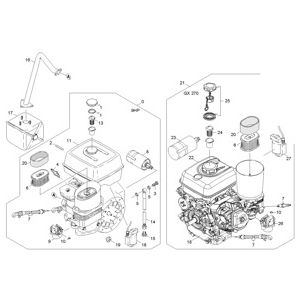Запасные части мотор | Подметальная машина с сиденьем для водителя KMR 1250 B 2SB (1.091-125.0) Karcher