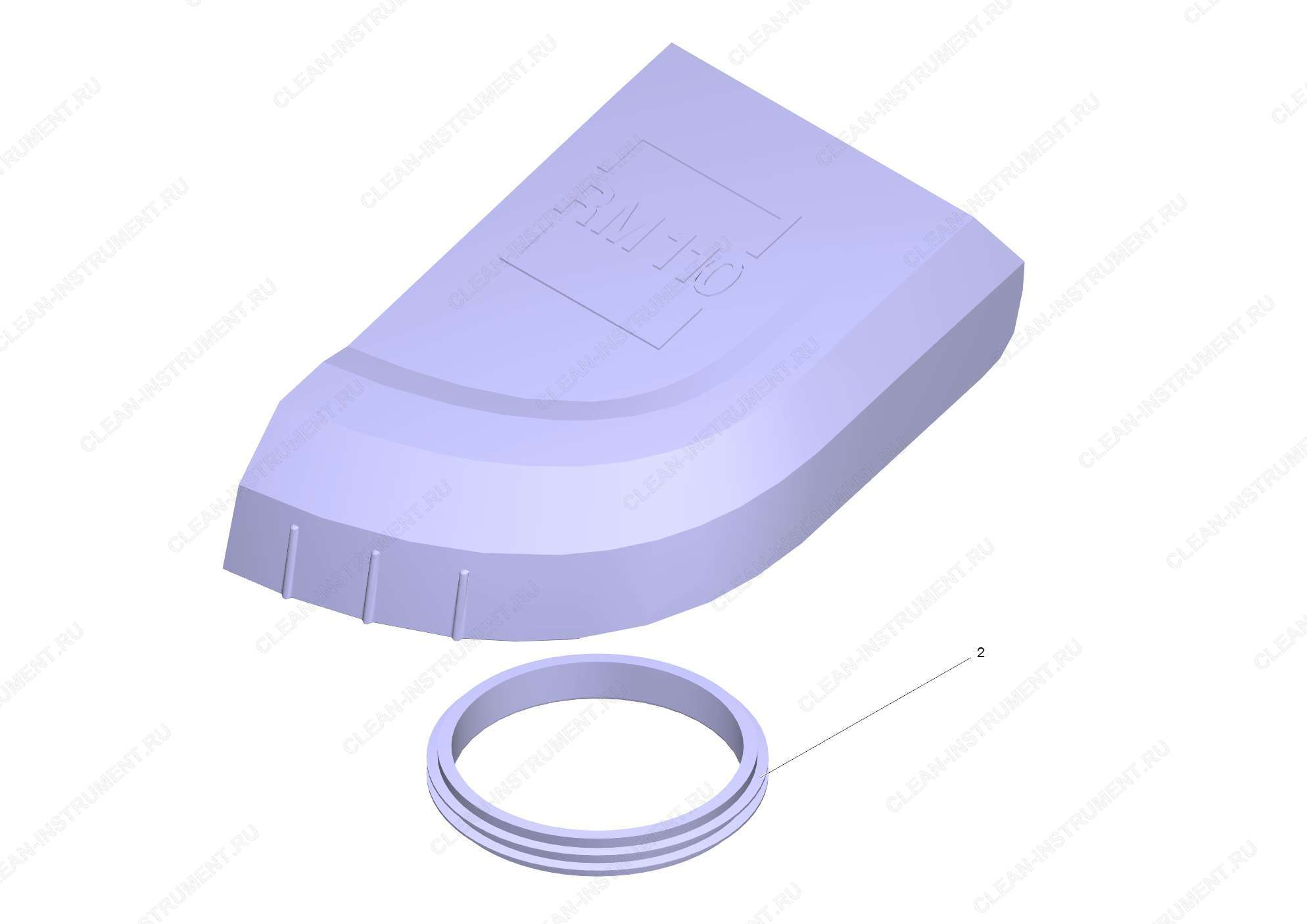 Крышка комплектный RM 110 (4.064-014.0) | Аппарат высокого давления HDS 10/20-4 M Classic (1.071-905.0) Karcher - цена в Москве, купить оригинальные запчасти Керхер в интернет-магазине «Премиум инструмент»