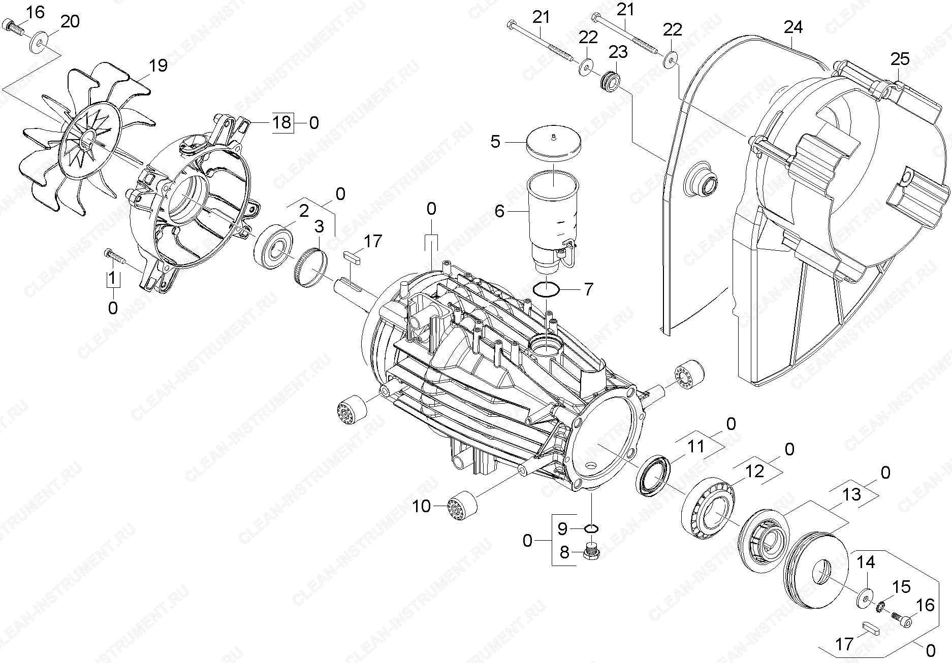 Мотор | Аппарат высокого давления с подогревом воды HDS-E 8/16-4 M 36 KW (Специальный) (1.030-906.0) Karcher - цена в Москве, купить оригинальные запчасти Керхер в интернет-магазине «Премиум инструмент»