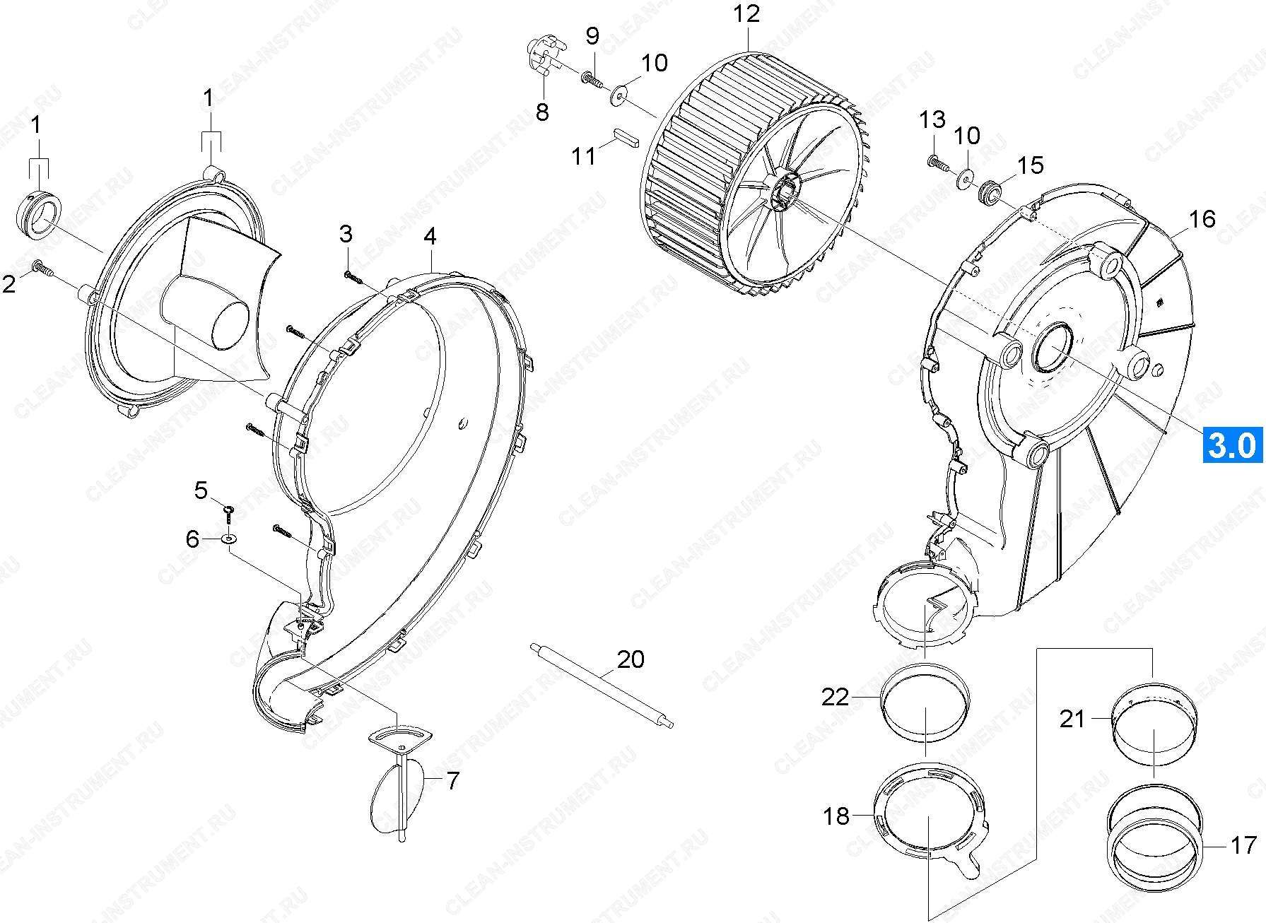Воздуходувка | Аппарат высокого давления HDS 13/20-4 S *EU-II (1.071-811.0) Karcher - цена в Москве, купить оригинальные запчасти Керхер в интернет-магазине «Премиум инструмент»