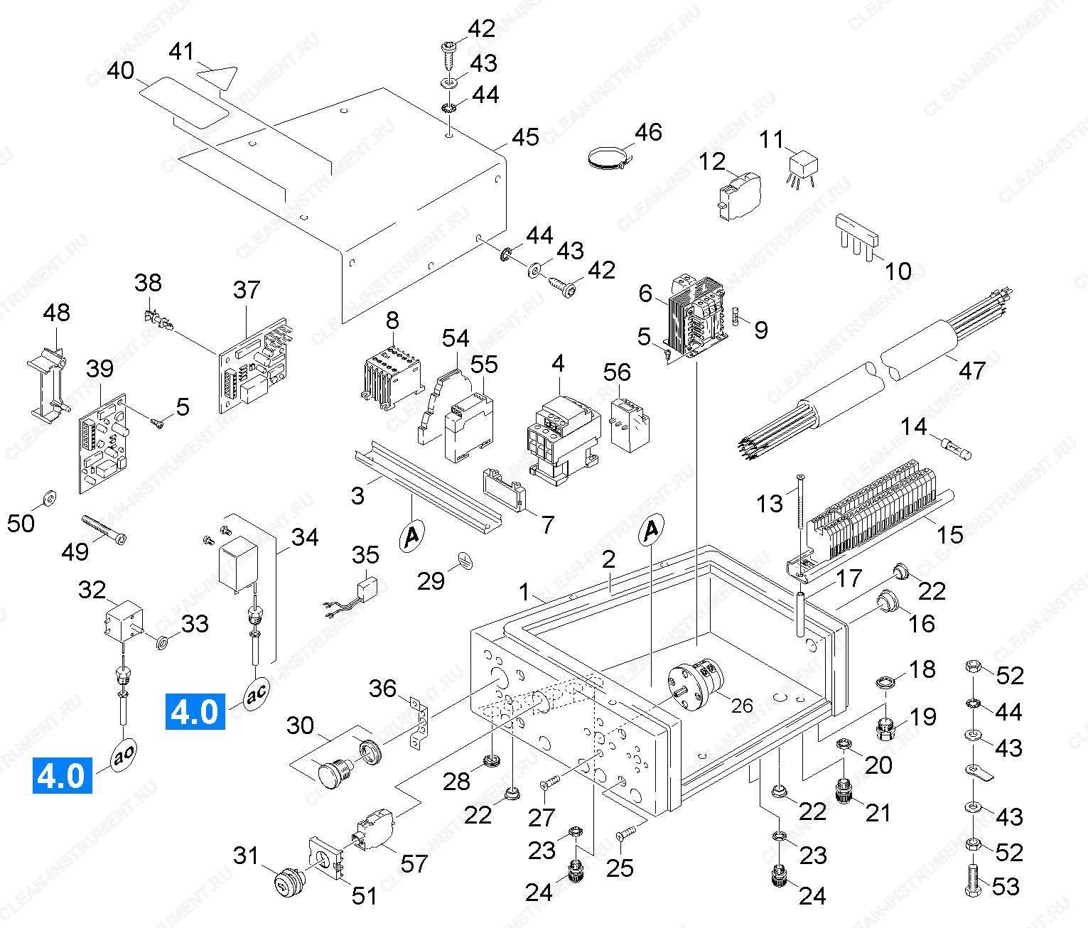 Электрошкаф | Аппарат высокого давления HDS 12/14-4 ST Gas (1.251-110.0) Karcher - цена в Москве, купить оригинальные запчасти Керхер в интернет-магазине «Премиум инструмент»