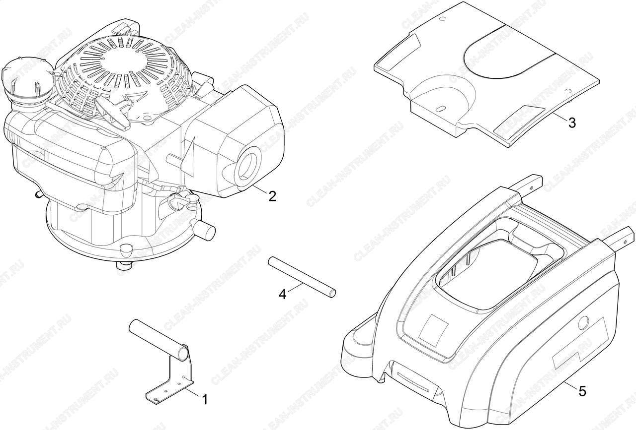 Набор для переоборудования Umstellung au | Ручная подметальная машина KM 75/40 W P (1.049-205.0) Karcher - цена в Москве, купить оригинальные запчасти Керхер в интернет-магазине «Премиум инструмент»