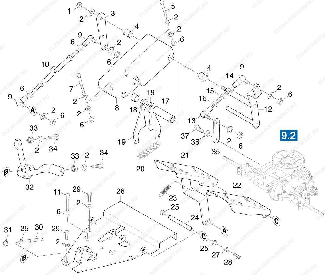 Педаль | Подметальная машина с сиденьем для водителя KMR 1250 D (1.091-115.0) Karcher - цена в Москве, купить оригинальные запчасти Керхер в интернет-магазине «Премиум инструмент»