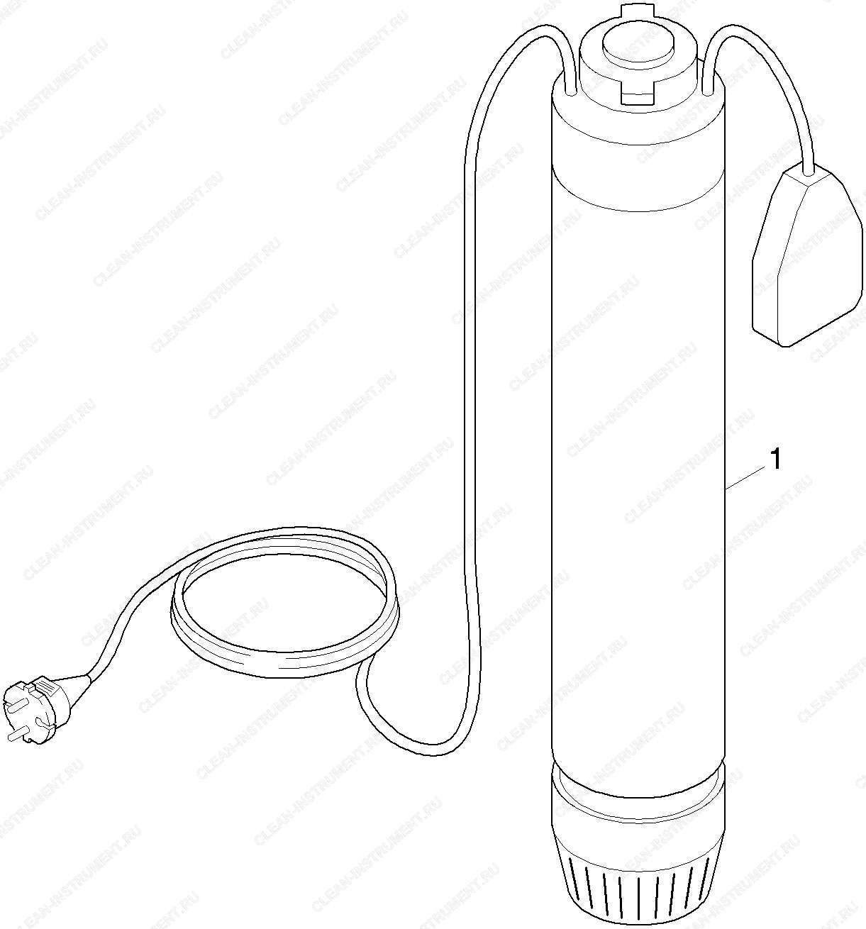 Погружной насос | Дозирующая станция WRH 1200 Classic (1.217-111.0) Karcher - цена в Москве, купить оригинальные запчасти Керхер в интернет-магазине «Премиум инструмент»