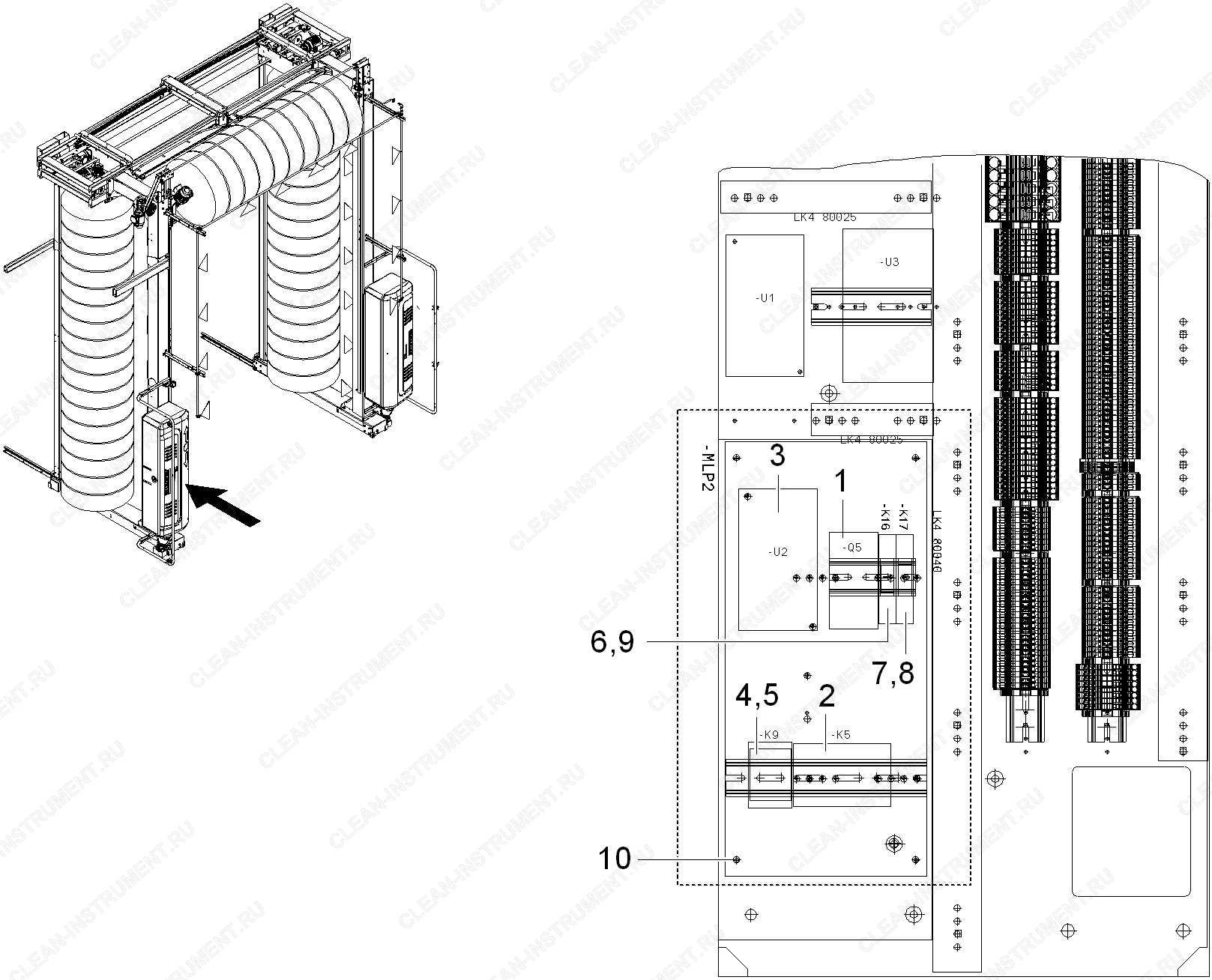 Электрооборудование | Портальная установка для грузовых автомобилей TB (1.534-053.0) Karcher - цена в Москве, купить оригинальные запчасти Керхер в интернет-магазине «Премиум инструмент»