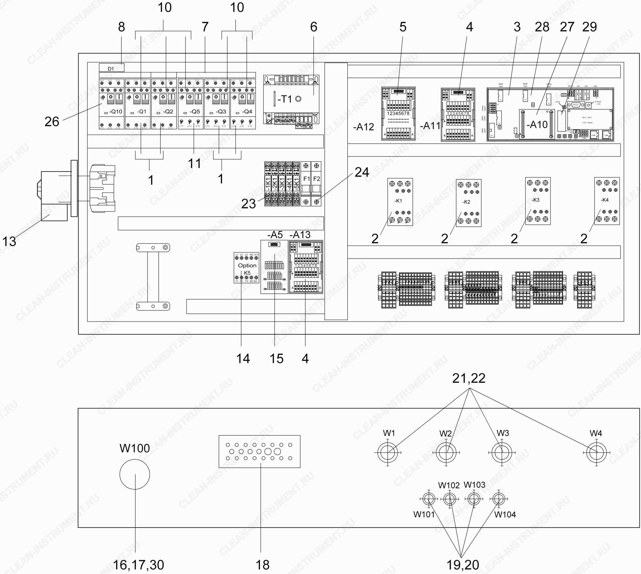 Электроприборный шкаф | Стационарный аппарат высокого давления HDC Standard (Без подогрева) (1.509-500.2) Karcher - цена в Москве, купить оригинальные запчасти Керхер в интернет-магазине «Премиум инструмент»