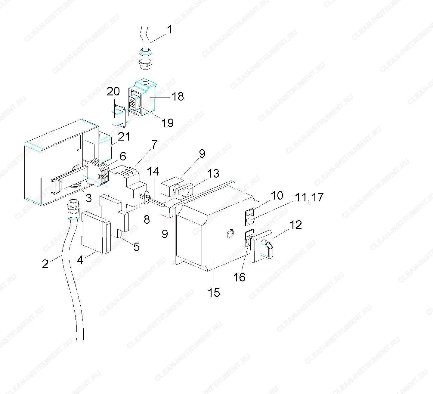 Распределительная коробка | Взрывобезопасный пылесос IV 60/30 M B1 (Z22) (1.573-551.0) Karcher - цена в Москве, купить оригинальные запчасти Керхер в интернет-магазине «Премиум инструмент»