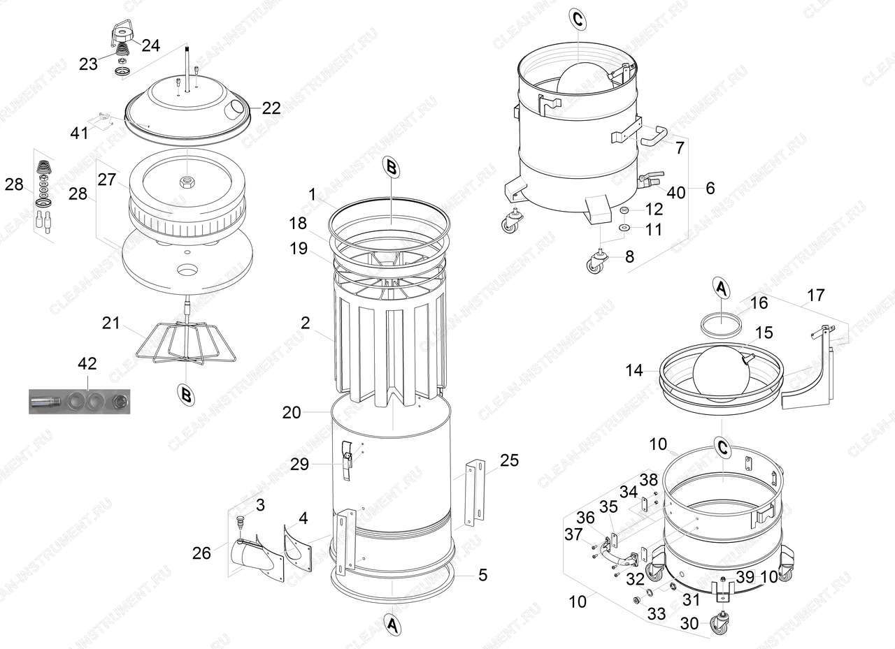Емкость | Промышленный пылесос IV 100 / 40 (Супер класс) (1.573-600.0) Karcher - цена в Москве, купить оригинальные запчасти Керхер в интернет-магазине «Премиум инструмент»