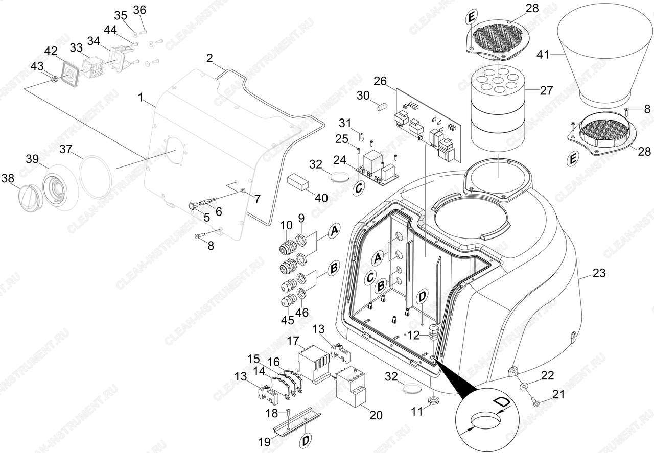 Крышка | Компактный пылесос IVC 60/30 Tact? (1.576-101.0) Karcher - цена в Москве, купить оригинальные запчасти Керхер в интернет-магазине «Премиум инструмент»