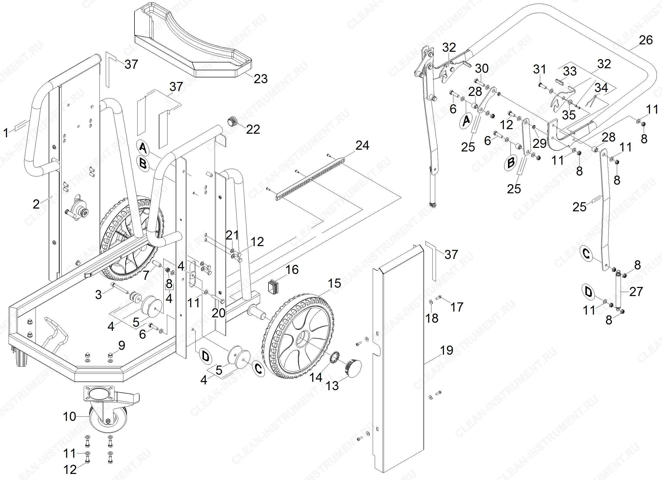 Рамка | Компактный пылесос IVC 60/24-2 Ap (1.576-104.0) Karcher - цена в Москве, купить оригинальные запчасти Керхер в интернет-магазине «Премиум инструмент»
