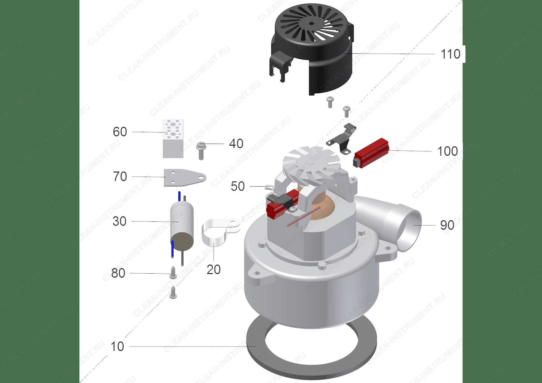 Воздуходувка комплектный EKO 86 - 2SR-L1 (9.981-729.0) | Промышленный пылесос IVR 35/20-2 Pf Me (Средний класс) (9.986-065.0) Karcher - цена в Москве, купить оригинальные запчасти Керхер в интернет-магазине «Премиум инструмент»