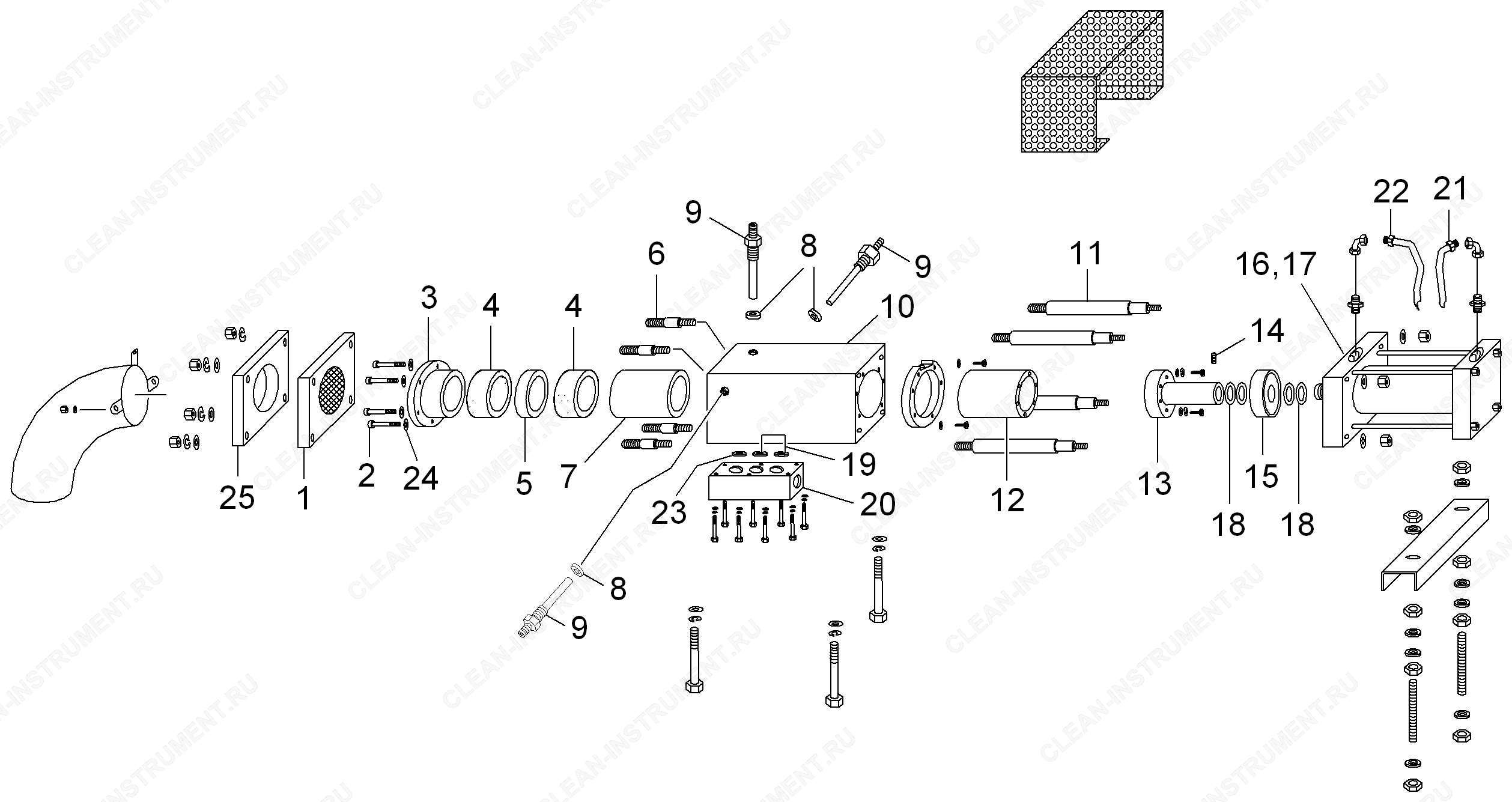 Экструдер | Генератор сухого льда IP 280 (1.574-112.0) Karcher - цена в Москве, купить оригинальные запчасти Керхер в интернет-магазине «Премиум инструмент»