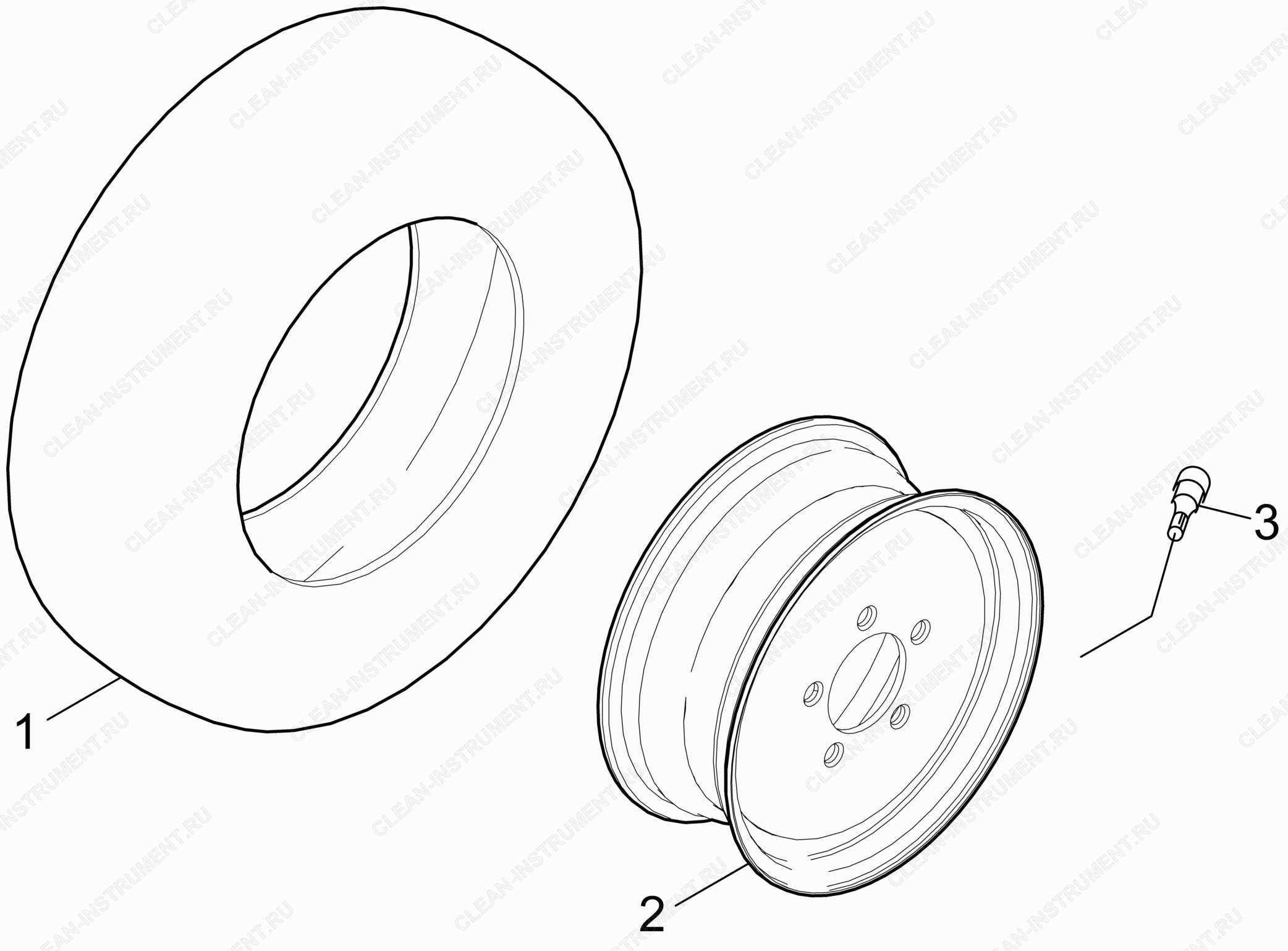 Колесо комплектный Toyo 195/75 R14C 106/ (4.515-012.0) | Коммунальная машина MIC 50 (1.442-220.2) Karcher - цена в Москве, купить оригинальные запчасти Керхер в интернет-магазине «Премиум инструмент»