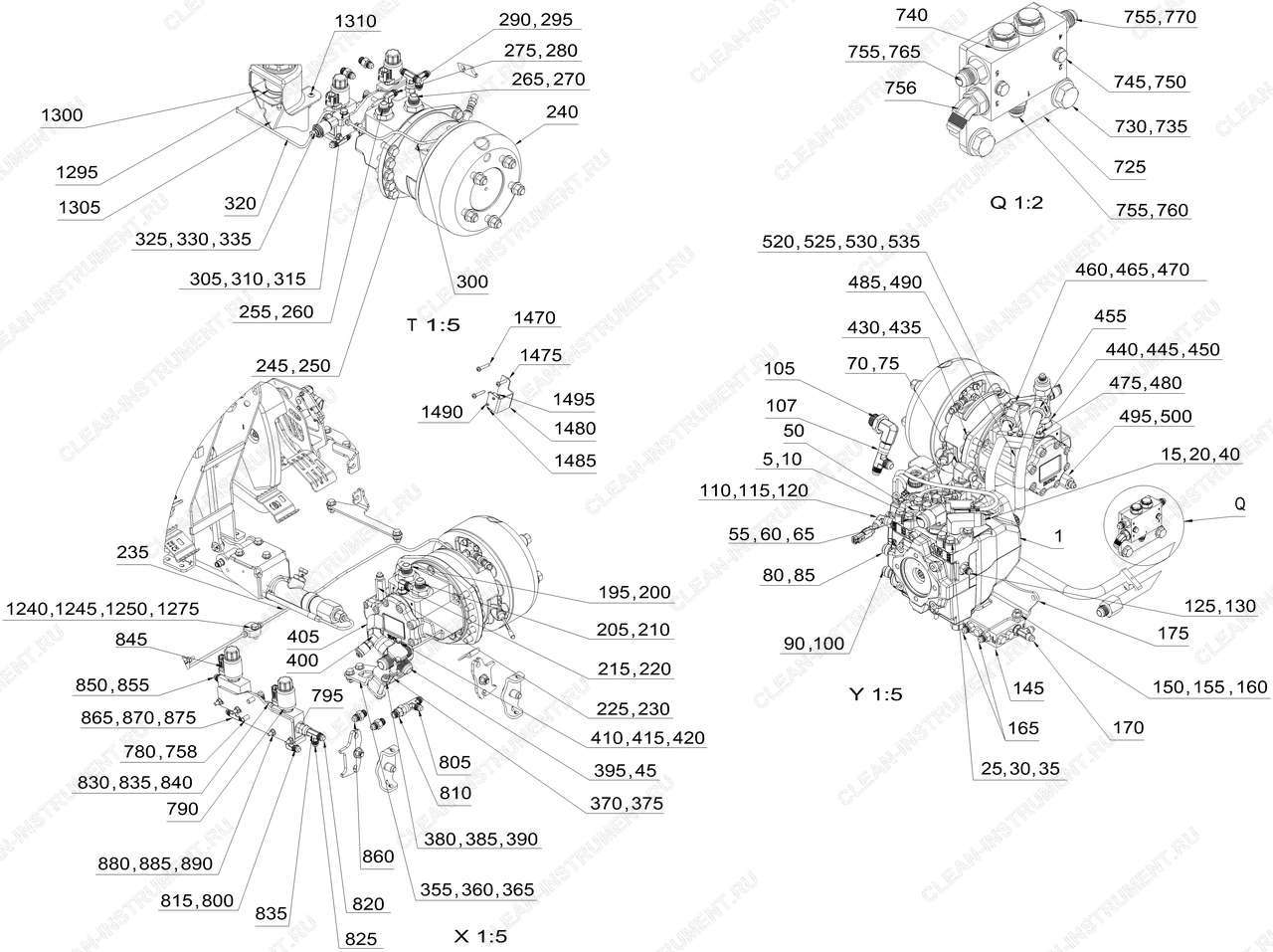 Коробка передач H1 AC, 2-SP 40 km/h 4WB (2.852-163.7) | Коммунальная машина MIC 50 (1.442-220.2) Karcher - цена в Москве, купить оригинальные запчасти Керхер в интернет-магазине «Премиум инструмент»
