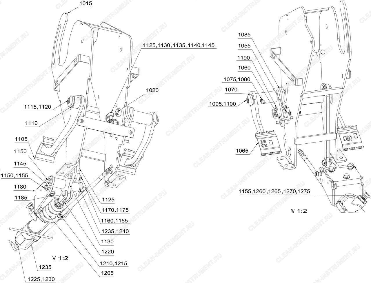 Коробка передач H1 AC, 2-SP 40 km/h 4WB (2.852-163.7) | Коммунальная машина MIC 50 (1.442-220.2) Karcher - цена в Москве, купить оригинальные запчасти Керхер в интернет-магазине «Премиум инструмент»
