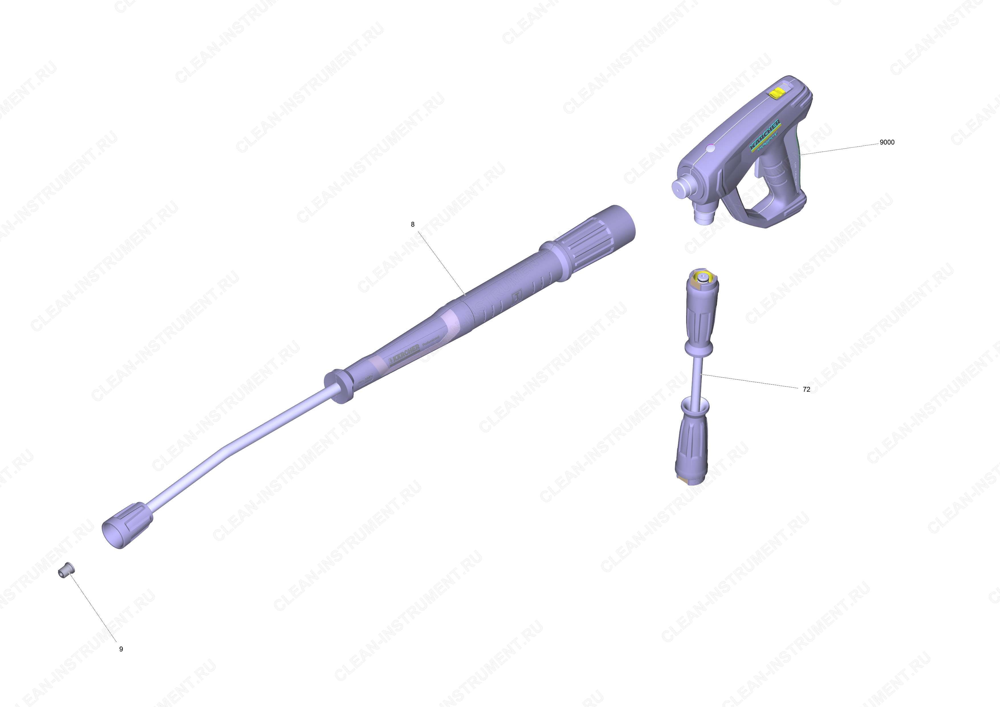 Перечень запасных деталей HD 8/20 G TR (5.974-493.0) | Аппарат высокого давления HD 8/20 G Adv (1.187-904.0) Karcher - цена в Москве, купить оригинальные запчасти Керхер в интернет-магазине «Премиум инструмент»