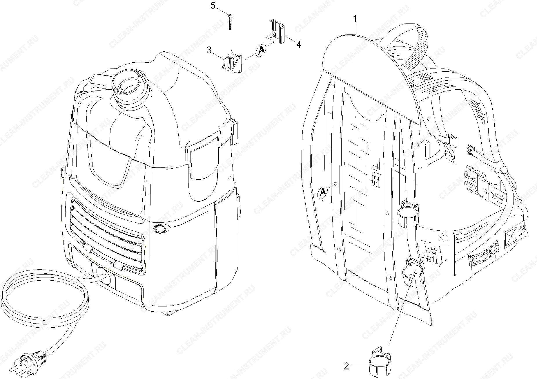 Пояс | Пылесос сухой уборки BV 5/1 (1.394-200.0) Karcher - цена в Москве, купить оригинальные запчасти Керхер в интернет-магазине «Премиум инструмент»